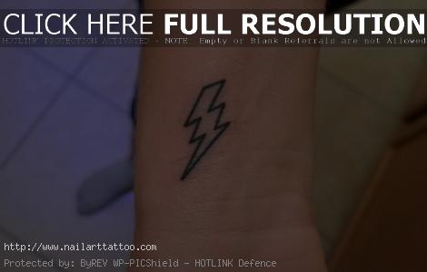 Tattoos Of Lightning Bolts