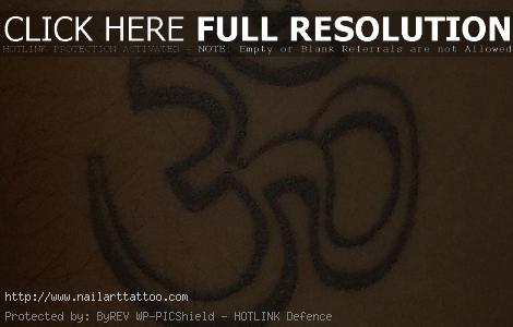 Tattoos Of Om Sign