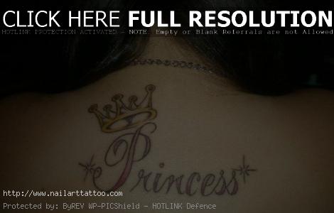 Tattoos Of Princess Crowns