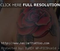 Tattoos Of Roses On Shoulders