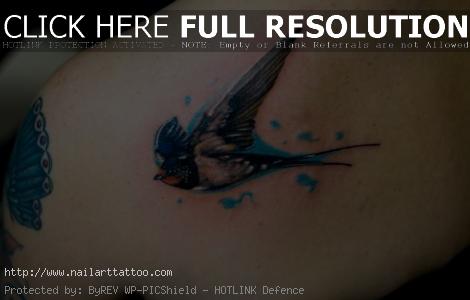Tattoos Of Swallows Birds