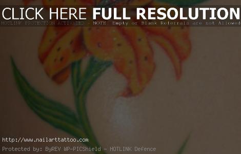 Tattoos Of Tiger Lilies