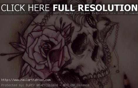 Tattoos Of Women Skulls