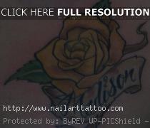 Tattoos Of Yellow Roses
