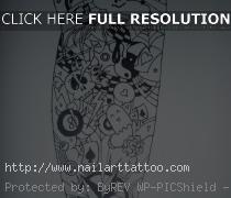 Tattoos Sleeve Designs Black And White