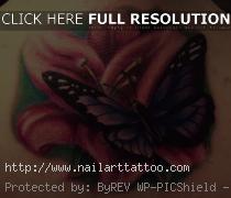 Tattoos With Flowers And Butterflies