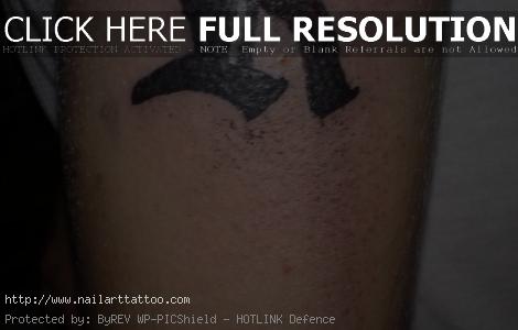 Tattoos With The Letter R