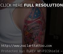 Bald Eagle American Flag Tattoos