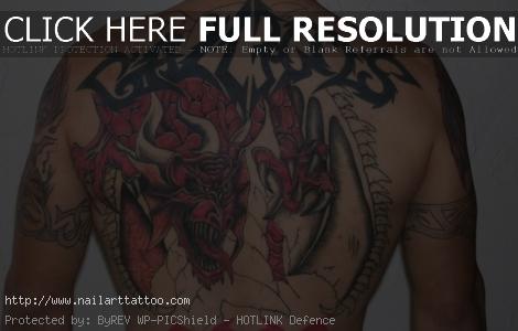 Cool Dragon Tattoos On Back