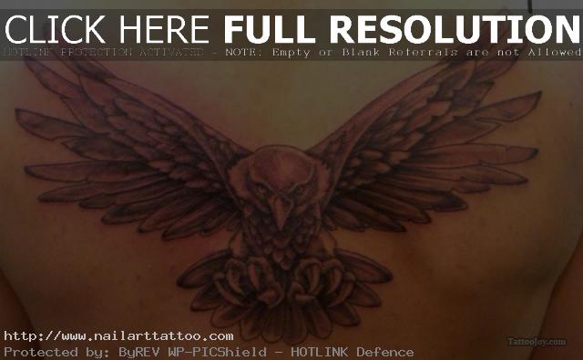 eagle tattoos on back designs