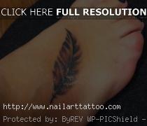 Feather Tattoos For Girls On Hand