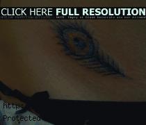Feather Tattoos For Girls On Hip