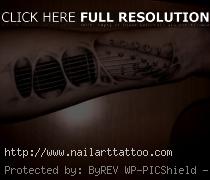 Fender Guitar Tattoos For Men