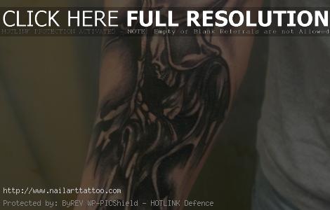 Grim Reaper Tattoos Designs For Men