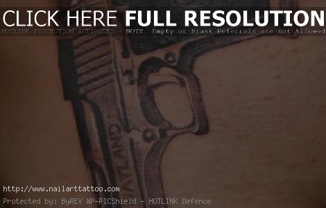 Gun Tattoos On Hips For Men