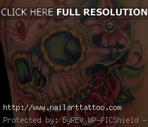 Half Sleeve Skull Tattoos For Girls
