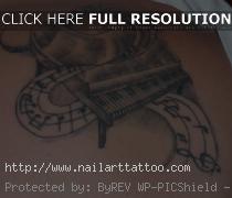 Piano Keys Tattoos Designs