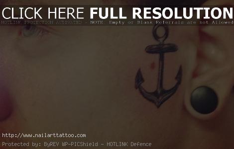 Small Face Tattoos For Men