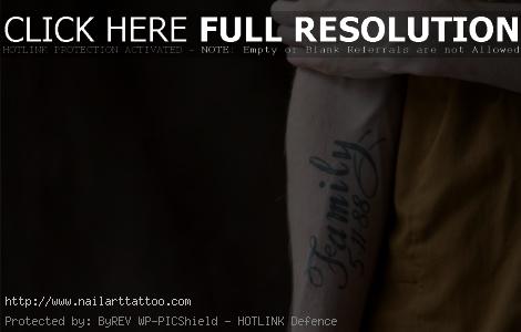 The Word Family Tattoos For Men