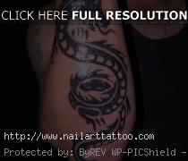 Tribal Dragon Arm Tattoos For Men