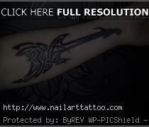 Tribal Guitar Tattoos For Men