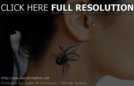 3d spider tattoo