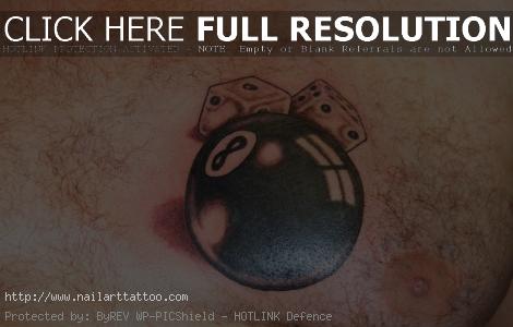 8 ball tattoo