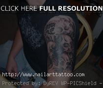 Half Sleeve Skull Tattoos