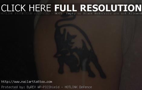 Taurus Bull Tattoos Designs