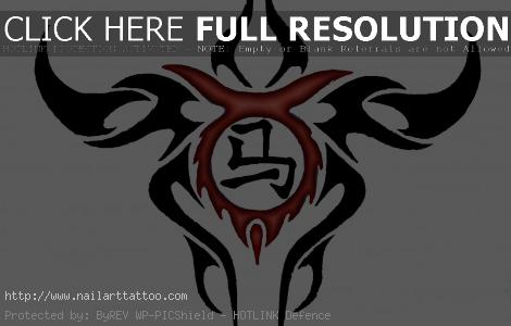 Taurus Zodiac Sign Tattoos Designs