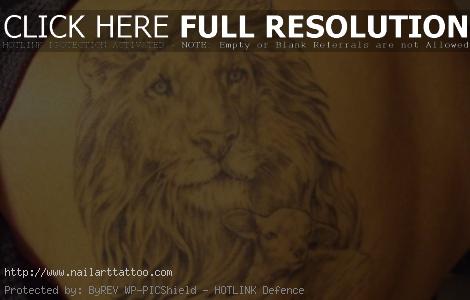 The Lion And The Lamb Tattoos