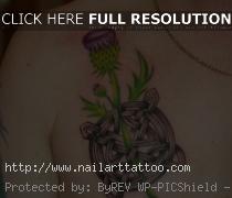 Thistle And Shamrock Tattoos