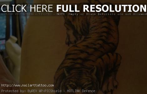 Tiger Tattoos On The Back