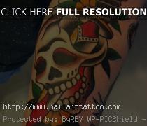 Traditional Skull Tattoos Designs