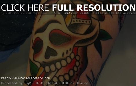 Traditional Skull Tattoos Designs