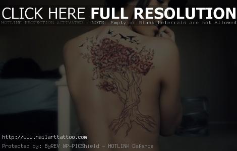 Tree And Bird Tattoos