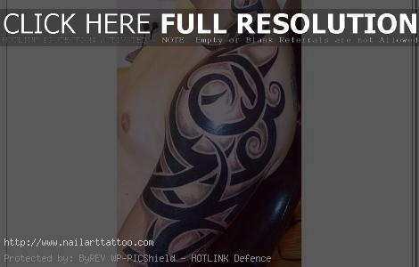 Tribal Arm Sleeve Tattoos Designs