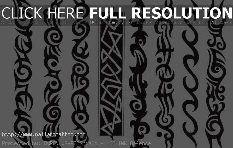 Tribal Bands Tattoos Designs