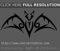 Tribal Bat Tattoos Designs