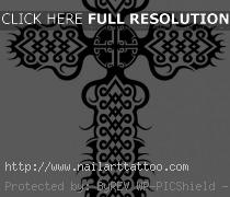 Tribal Celtic Cross Tattoos