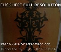 Tribal Cross Tattoos On Arm