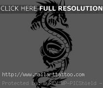 Tribal Dragon Tattoos Designs