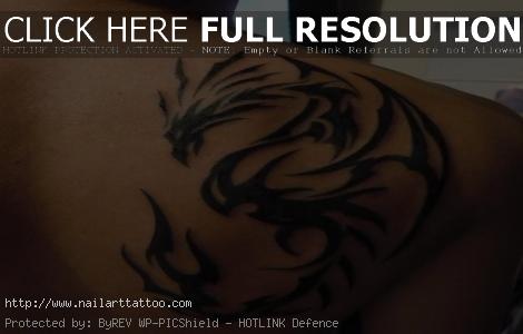 Tribal Dragon Tattoos For Men