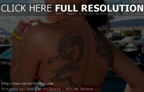 Tribal Dragon Tattoos For Women