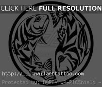 Tribal Fish Tattoos Designs