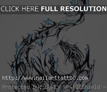 Water Dragon Tattoos Designs