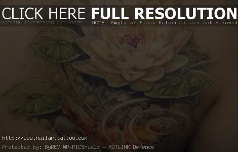 Water Lily Tattoos Designs