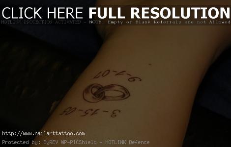 Wedding Ring Tattoos Pics