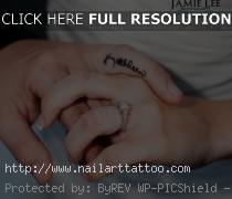 Wedding Ring Tattoos With Names