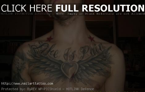 White Angel Wings Tattoos